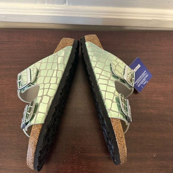 BIRKENSTOCK Arizona MF Gator Gleam Mineral sandals size EU40, US9 - Picture 13 of 16